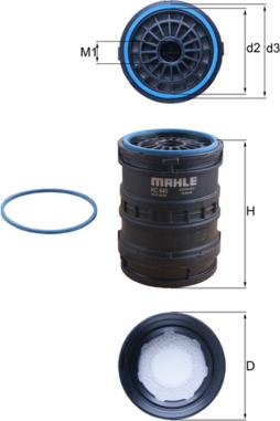 KNECHT KC 645D - Паливний фільтр autozip.com.ua