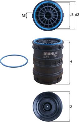 KNECHT KC 633D - Паливний фільтр autozip.com.ua