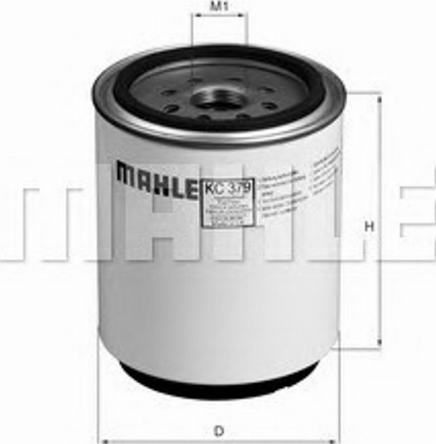 KNECHT KC 379D - Паливний фільтр autozip.com.ua