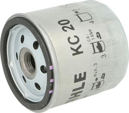 KNECHT KC 20 - Паливний фільтр autozip.com.ua