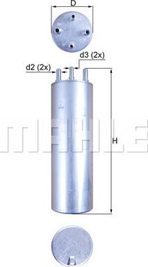 KNECHT KL229/11 - Паливний фільтр autozip.com.ua