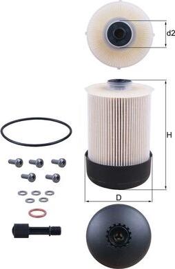 KNECHT KX 338/22D - Паливний фільтр autozip.com.ua