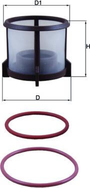 KNECHT KX 72D2 - Паливний фільтр autozip.com.ua