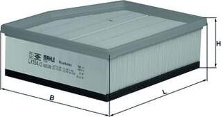 KNECHT LX 934/2 - Повітряний фільтр autozip.com.ua