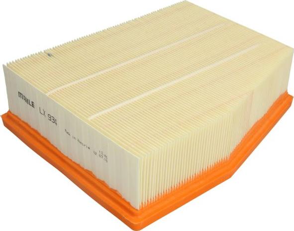 KNECHT LX 934 - Повітряний фільтр autozip.com.ua