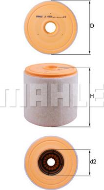 KNECHT LX 4959 - Повітряний фільтр autozip.com.ua