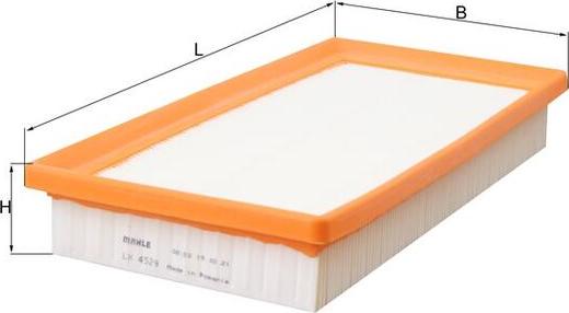 KNECHT LX 4529 - Повітряний фільтр autozip.com.ua