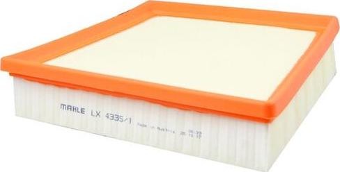 KNECHT LX 4335/1 - Повітряний фільтр autozip.com.ua