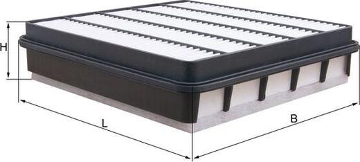 KNECHT LX5055 - Повітряний фільтр autozip.com.ua