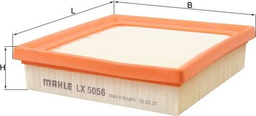 KNECHT LX 5056 - Повітряний фільтр autozip.com.ua