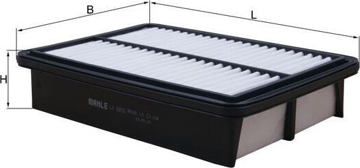 KNECHT LX 5800 - Повітряний фільтр autozip.com.ua