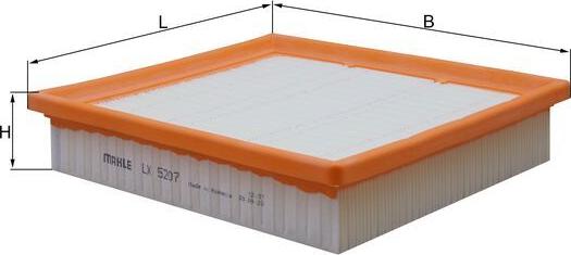 KNECHT LX 5207 - Повітряний фільтр autozip.com.ua