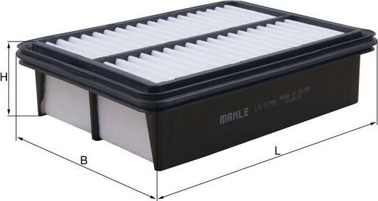 KNECHT LX 5799 - Повітряний фільтр autozip.com.ua