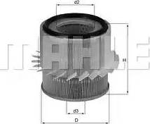 KNECHT LX 683 - Повітряний фільтр autozip.com.ua