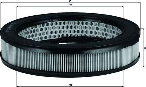 KNECHT LX 67 - Повітряний фільтр autozip.com.ua