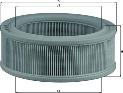 KNECHT LX 140 - Повітряний фільтр autozip.com.ua