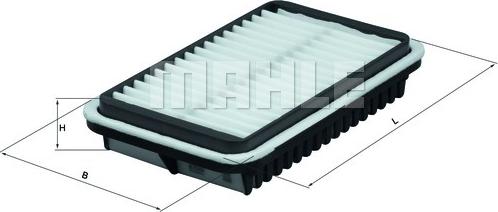 KNECHT LX 1588 - Повітряний фільтр autozip.com.ua