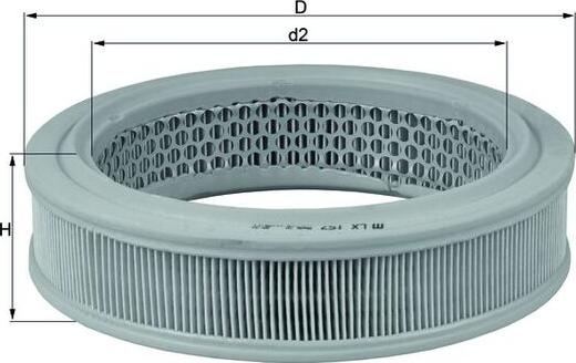 KNECHT LX 157 - Повітряний фільтр autozip.com.ua