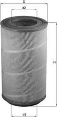 KNECHT LX 1025 - Повітряний фільтр autozip.com.ua