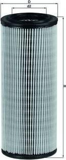 KNECHT LX 801 - Повітряний фільтр autozip.com.ua