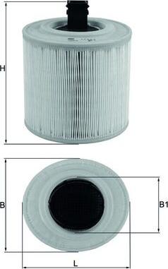 KNECHT LX 3015/14 - Повітряний фільтр autozip.com.ua