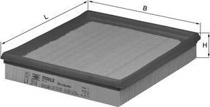 KNECHT LX 316 - Повітряний фільтр autozip.com.ua