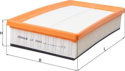 KNECHT LX 3344 - Повітряний фільтр autozip.com.ua