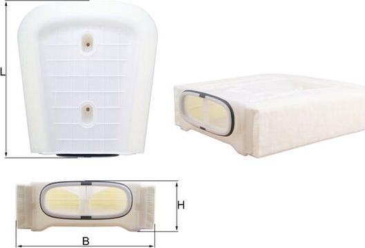KNECHT LX 3295/8 - Повітряний фільтр autozip.com.ua