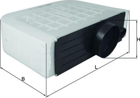 KNECHT LX 3233/6 - Повітряний фільтр autozip.com.ua