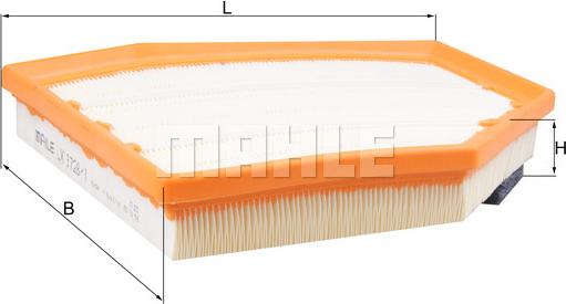 KNECHT LX 3728/1 - Повітряний фільтр autozip.com.ua