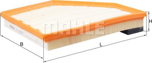 KNECHT LX 3727/1 - Повітряний фільтр autozip.com.ua