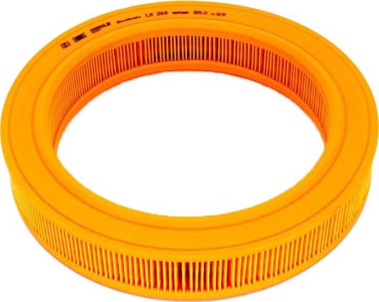 KNECHT LX 203 - Повітряний фільтр autozip.com.ua