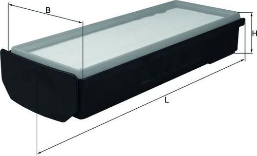 KNECHT LX 2796/1 - Повітряний фільтр autozip.com.ua