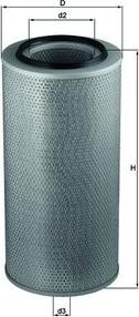 MAHLE LX 271 - Повітряний фільтр autozip.com.ua