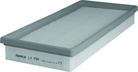 KNECHT LX 799 - Повітряний фільтр autozip.com.ua