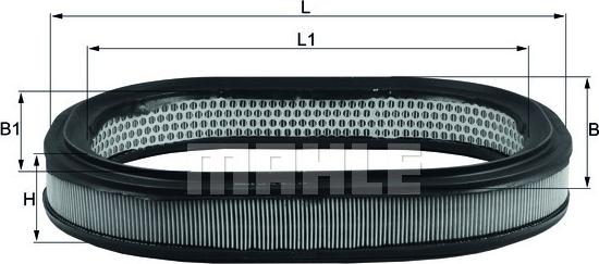 KNECHT LX 78 - Повітряний фільтр autozip.com.ua