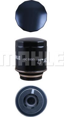 KNECHT OC 593/3 - Масляний фільтр autozip.com.ua