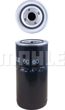 KNECHT OC 60 - Масляний фільтр autozip.com.ua