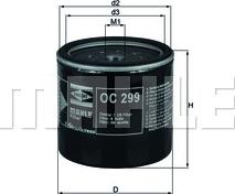KNECHT OC 299 - Масляний фільтр autozip.com.ua
