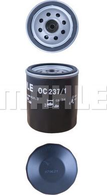 KNECHT OC 237/1 - Масляний фільтр autozip.com.ua