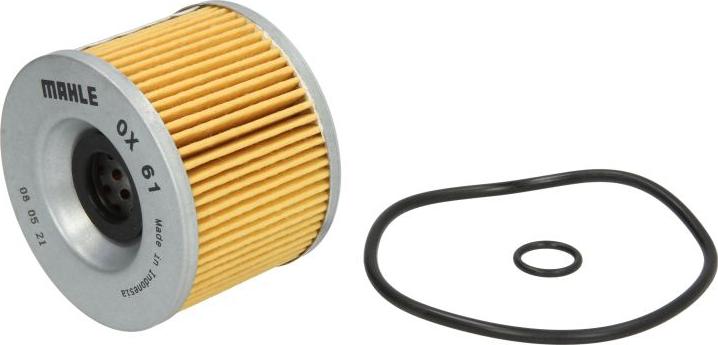 MAHLE OX 61D - Масляний фільтр autozip.com.ua