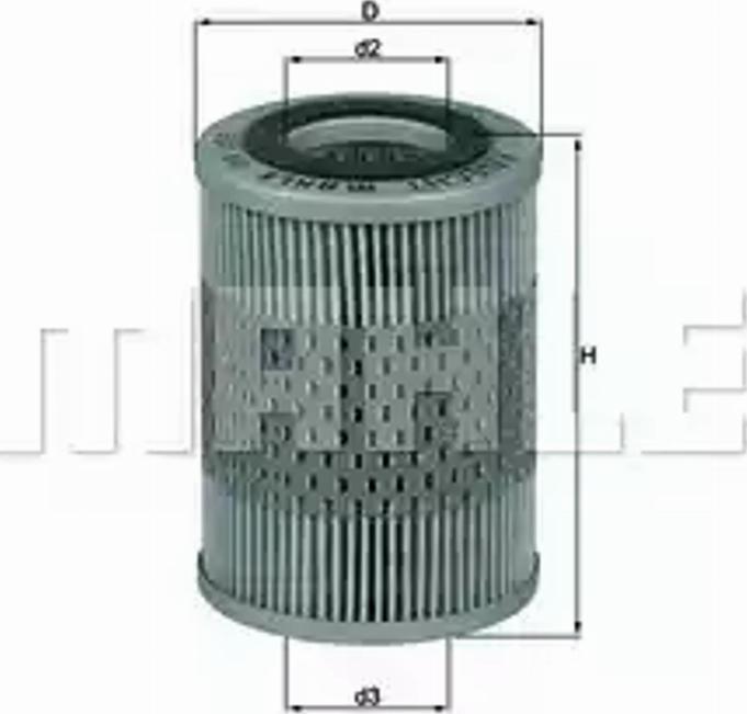 KNECHT OX 159D - Масляний фільтр autozip.com.ua
