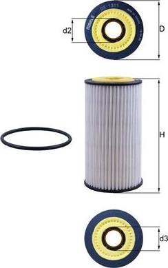 KNECHT OX1311D - Масляний фільтр autozip.com.ua