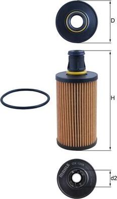 KNECHT OX1338D - Масляний фільтр autozip.com.ua