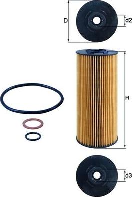 KNECHT OX 137D2 - Масляний фільтр autozip.com.ua