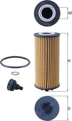 KNECHT OX 1238D - Масляний фільтр autozip.com.ua