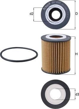 KNECHT OX 1237D - Масляний фільтр autozip.com.ua