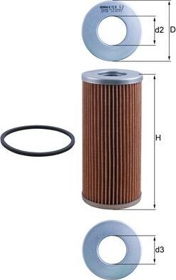 KNECHT OX 12D - Масляний фільтр autozip.com.ua