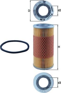 KNECHT OX 12D - Масляний фільтр autozip.com.ua