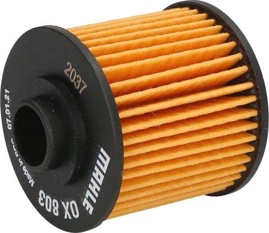MAHLE OX 803 - Масляний фільтр autozip.com.ua